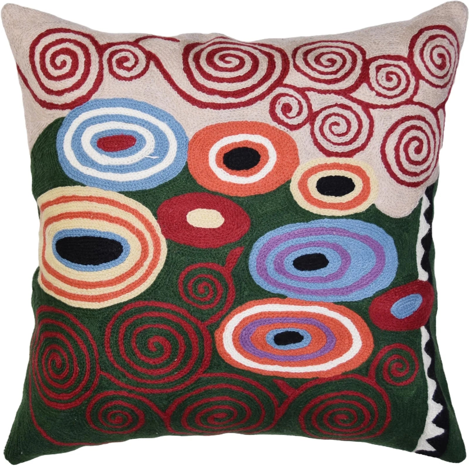 Klimt Green Modern Pillow Cover Needlepoint Throw Pillowcase Decorative Chair...