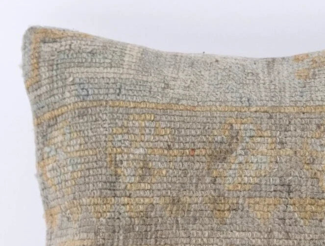 Decorative Jute Square Pillows Cover Cases Handwoven Kilim Rustic Cushion Cover