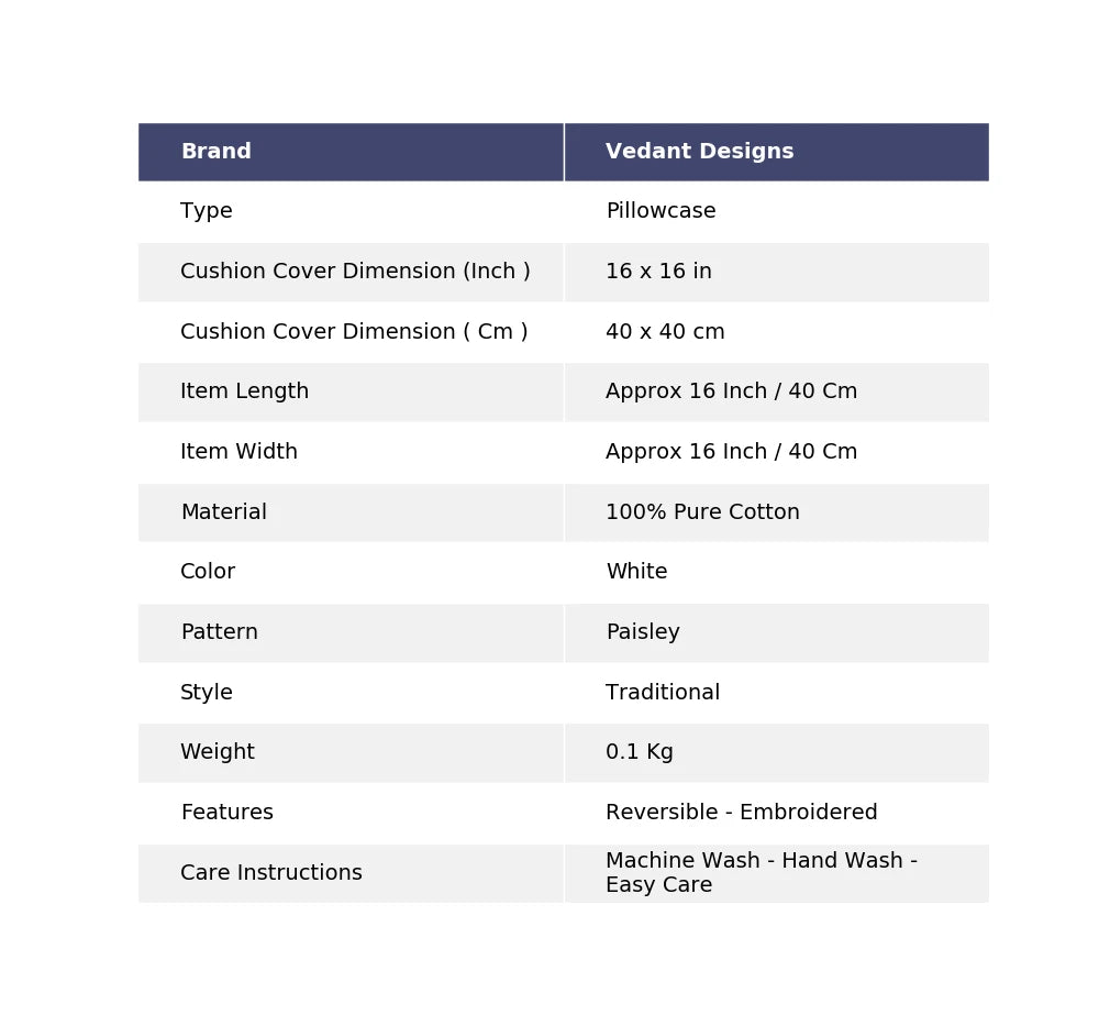 Pillow Cover Indian Handcrafted Paisley Decor Car Sofa Cushion Case 16 x 16 in