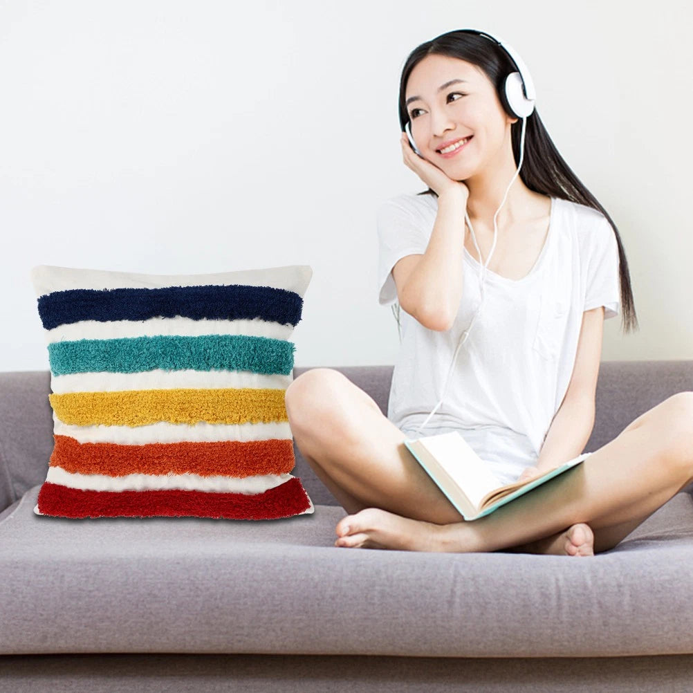 Rainbow Decorative Pillow Throw Cushion Cover Couch Covers Pillows