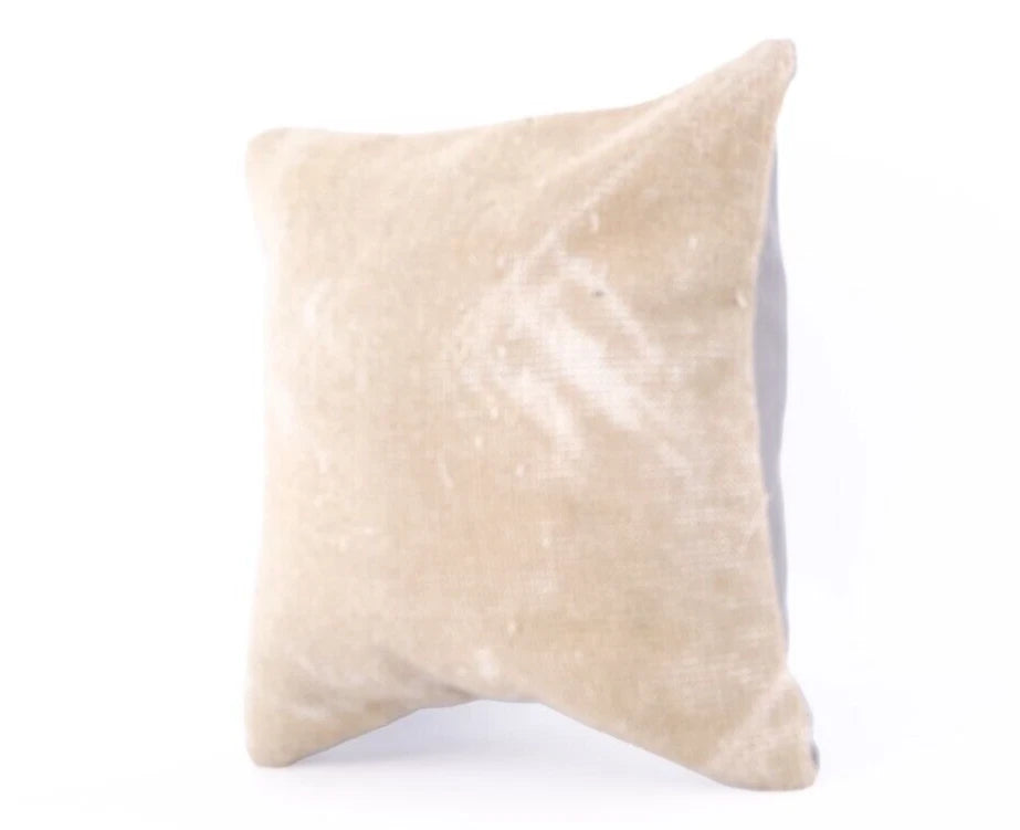 16x16" Vintage Indian Cushion Cover Throw Indian Jute Handmade Kilim Pillow