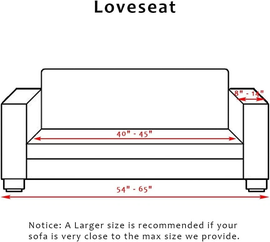 Floral Loveseat Slipcovers Stretch Couch 2 Cushion Couch + 2 Pillow cases NEW