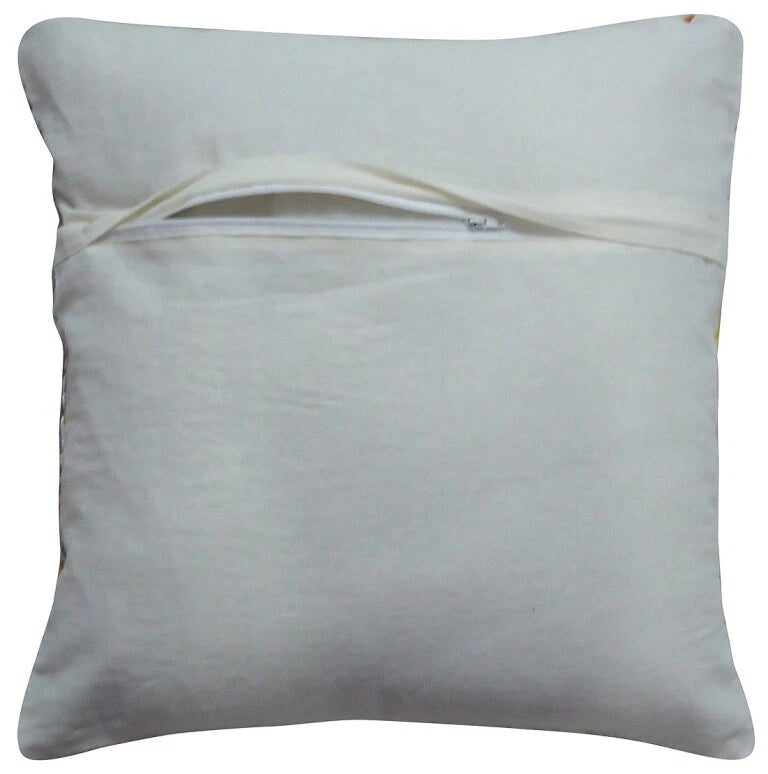 Pillow Cover Indian Handcrafted Paisley Decor Car Sofa Cushion Case 16 x 16 in