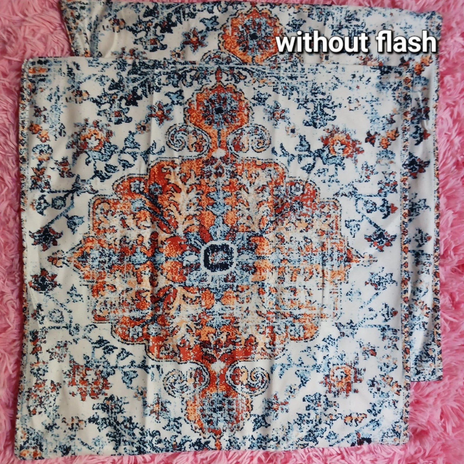 Pillow Covers 18"x18" Set of 2 Vintage Decorative Pillowcases Coushion Throws