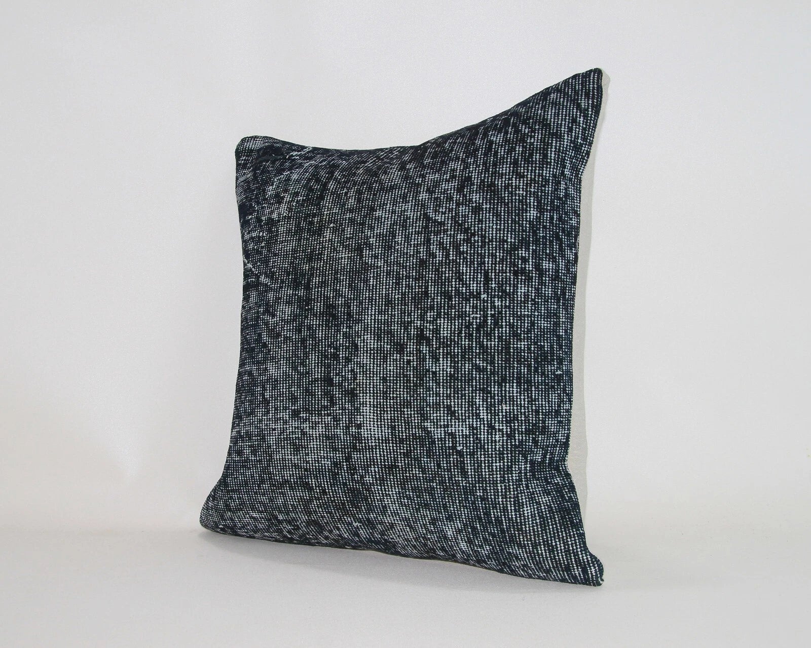 24x24" Vintage Indian Cushion Cover Throw Indian Jute Handmade Kilim Pillow