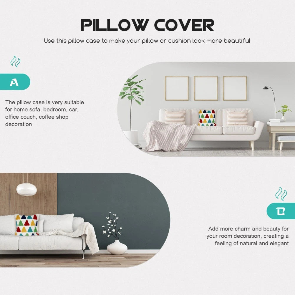 Rainbow Decorative Pillow Throw Cushion Cover Couch Covers Pillows