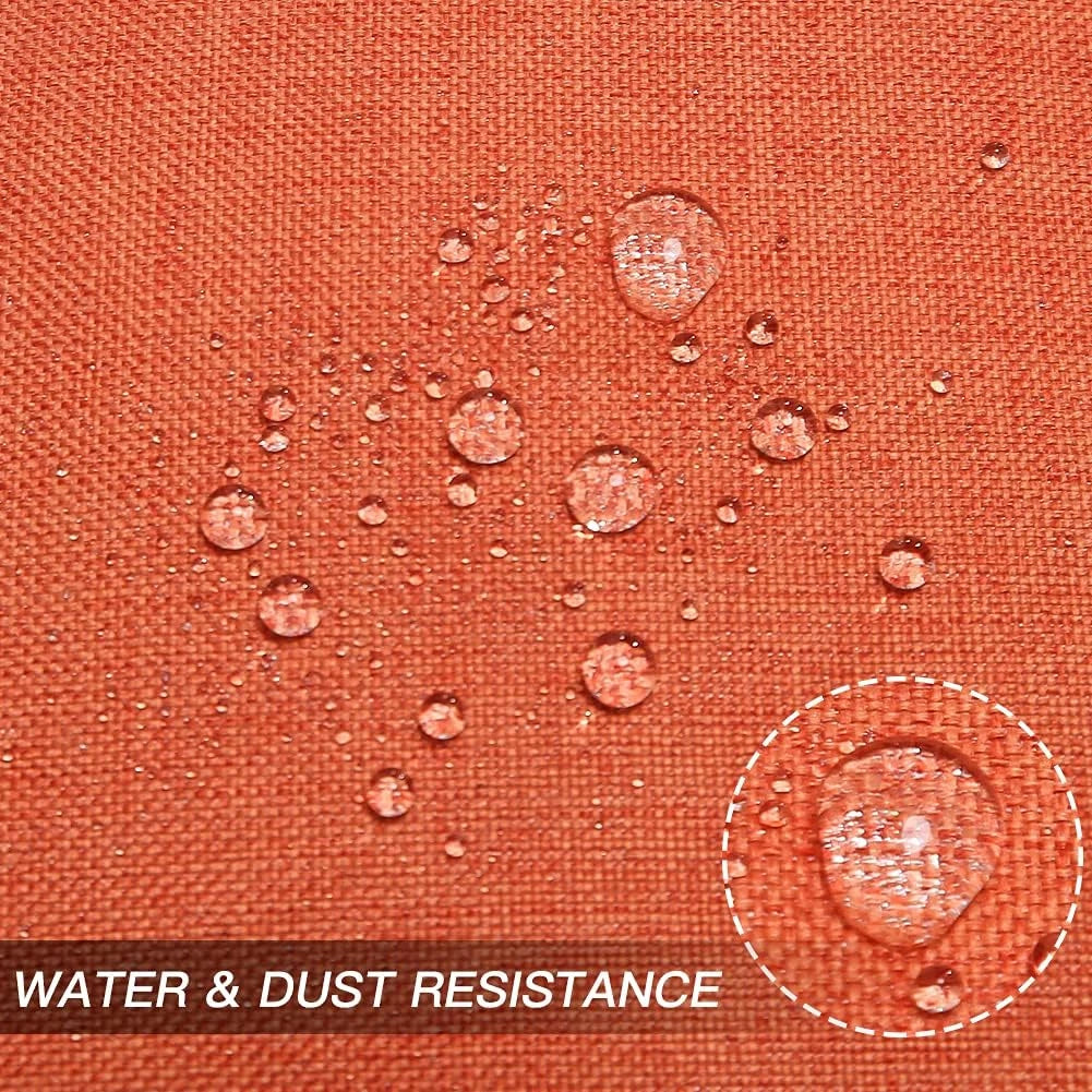 Pack of 2 Outdoor Waterproof Pillow Covers 18X18 Inch Garden Decorative Throw Pi