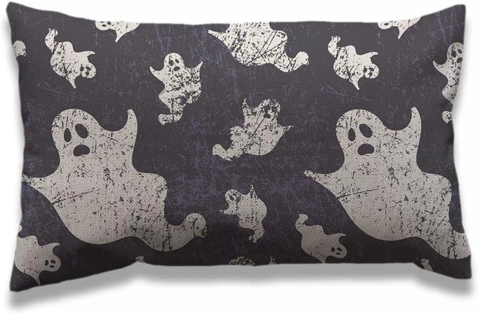 AOYEGO Ghost Throw Pillow Cover 12x20 Inch 12" x 20" (Pack of 1), Multi-bb13