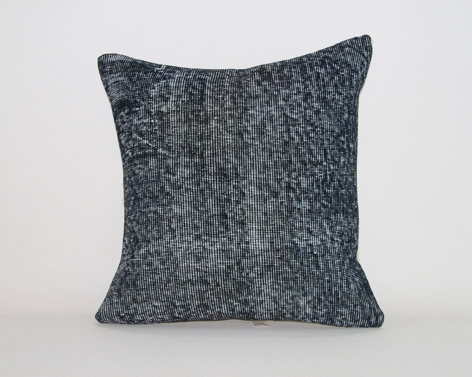 24x24" Vintage Indian Cushion Cover Throw Indian Jute Handmade Kilim Pillow