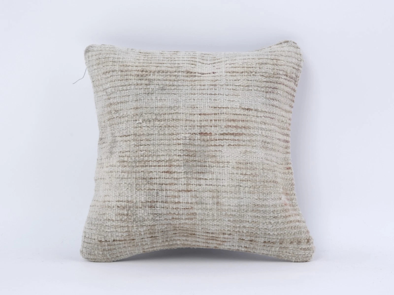 Anatolian Turkish Kilim Pillow, 12x12 Pillow Case, Decorative Pillow Cushion