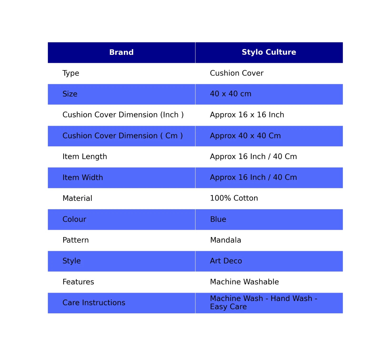 Mandala Cushion Cover Boho Sofa Cover Ethnic Decorative Bohemian Home Decor