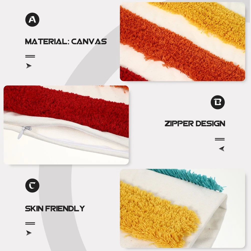 Rainbow Decorative Pillow Throw Cushion Cover Couch Covers Pillows