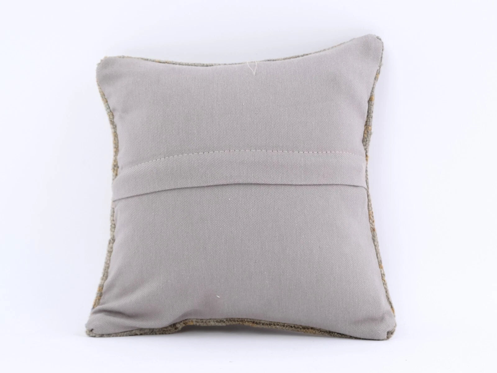 Decorative Jute Square Pillows Cover Cases Handwoven Kilim Rustic Cushion Cover