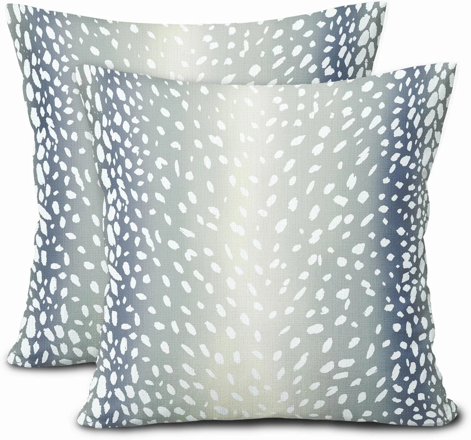 Antelope Pillow Covers 18X18 Inch 18" x (Pack of 2), Blue Gray