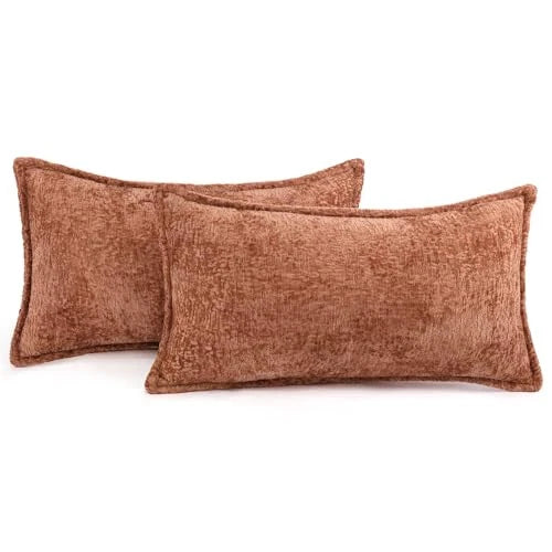 Pack of 2 Fall Decorative Throw Pillow 20" x 12" (Pack of 2) Burnt Orange