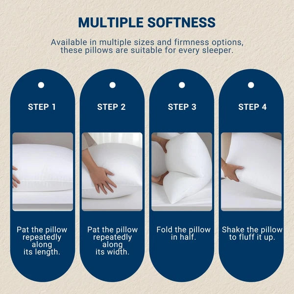 18x18 Pillows Inserts Set of 2, Machine Washable Throw Pillow Inserts with So...