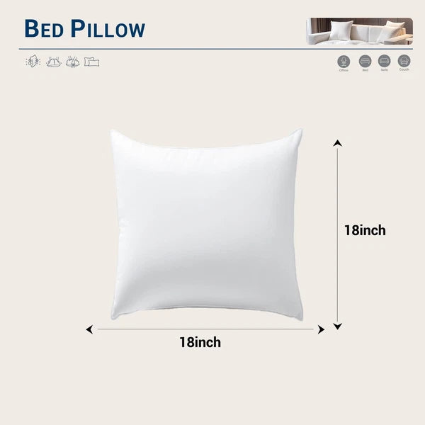 18x18 Pillows Inserts Set of 2, Machine Washable Throw Pillow Inserts with So...