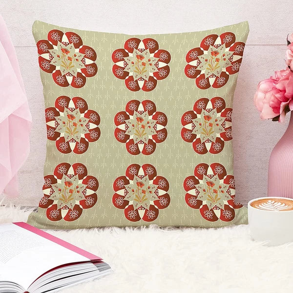 Canvas Cotton Cushion Cover, 12x12 in, Set of 5