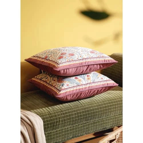 Designer Vintage Throw Pillow Covers 18" x 18" (Pack of 1) Moritz-b-18"x18"