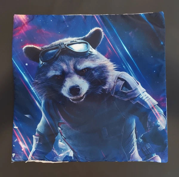 Avengers Rocket Raccoon 18 Inch Living Room Sofa Cushion Cover Pillowcase