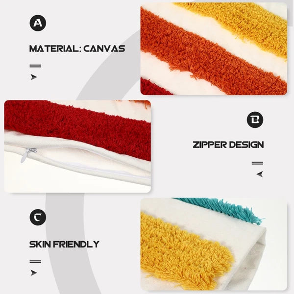 Rainbow Decorative Pillow Throw Cushion Cover Couch Covers Pillows