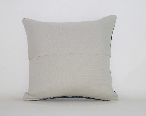 24x24" Vintage Indian Cushion Cover Throw Indian Jute Handmade Kilim Pillow