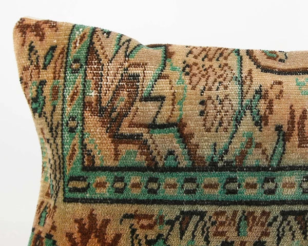 16x24" Vintage Indian Cushion Cover Throw Indian Jute Handmade Kilim Pillow