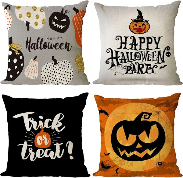 Pumpkin Spice and Pillow Nice: 4 Spooky Covers for Your Couch's Halloween Costum