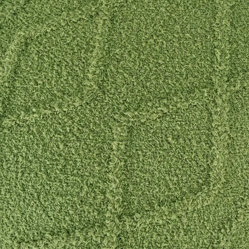 Pack of 2 Plush Throw Pillow Covers 20x20 Inch Soft Corduroy Striped Square