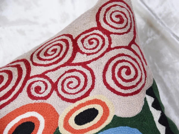 Klimt Green Modern Pillow Cover Needlepoint Throw Pillowcase Decorative Chair...