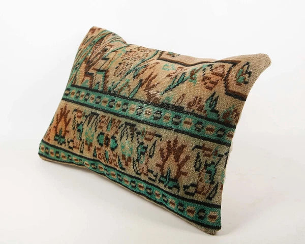 16x24" Vintage Indian Cushion Cover Throw Indian Jute Handmade Kilim Pillow