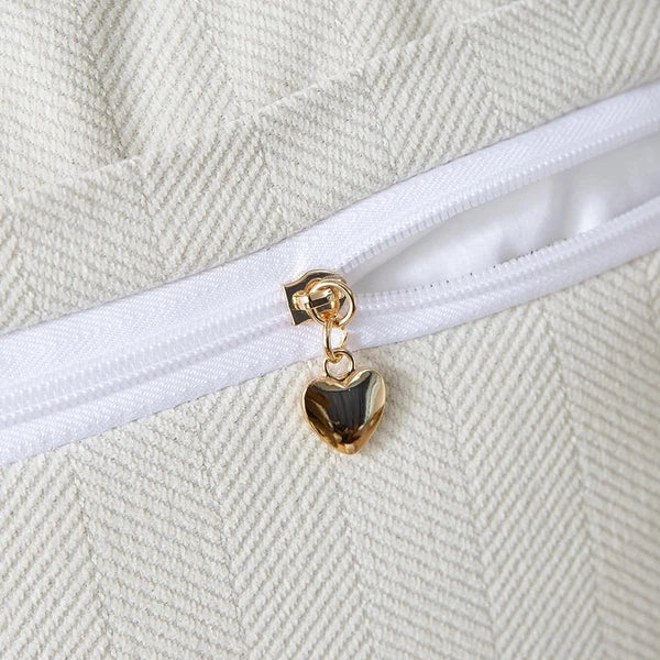 Set of 2 Decorative Fringe Throw Pillow Covers Chenille Pillow Covers Elegant...