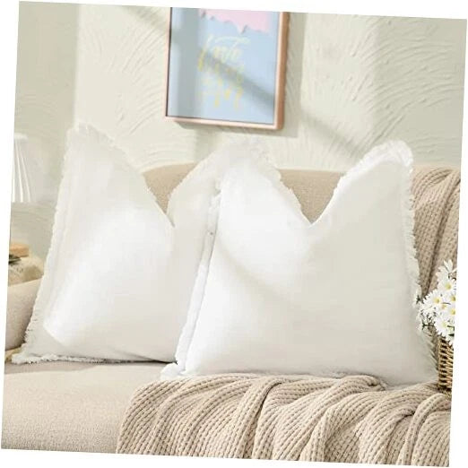 Pillow Covers 26x26 Set of 2 Throw Pillow Covers 26" x 26" (Pack of 2) Cream
