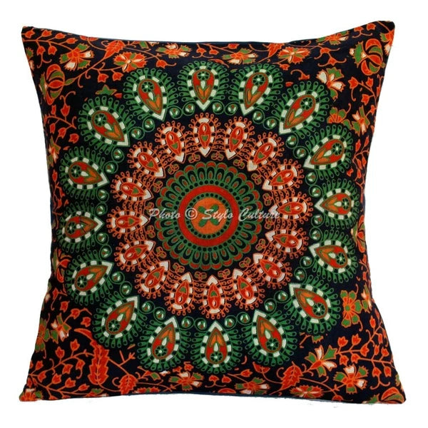 Mandala Cushion Cover Boho Sofa Cover Ethnic Decorative Bohemian Home Decor