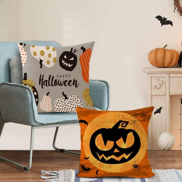 Pumpkin Spice and Pillow Nice: 4 Spooky Covers for Your Couch's Halloween Costum