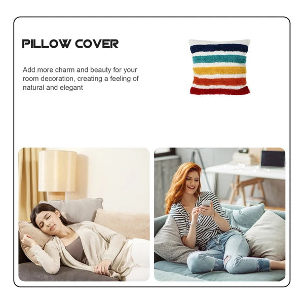 Rainbow Decorative Pillow Throw Cushion Cover Couch Covers Pillows