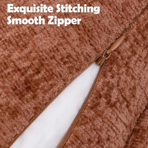 Pack of 2 Fall Decorative Throw Pillow 20" x 12" (Pack of 2) Burnt Orange