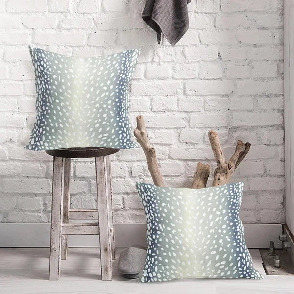 Antelope Pillow Covers 18X18 Inch 18" x (Pack of 2), Blue Gray