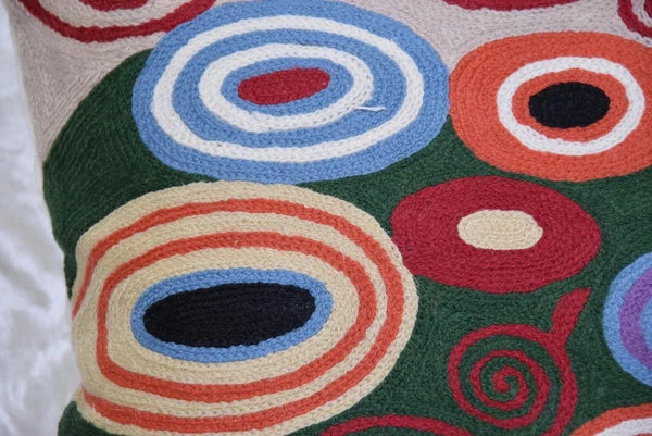 Klimt Green Modern Pillow Cover Needlepoint Throw Pillowcase Decorative Chair...