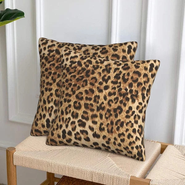 Leopard Pillow Covers 18x18 in Couch 18" x (Pack of 2),