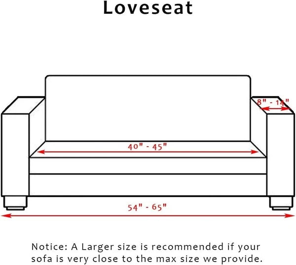 Floral Loveseat Slipcovers Stretch Couch 2 Cushion Couch + 2 Pillow cases NEW