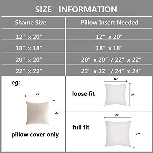 Pack of 2 Cozy Velvet Pillow Covers Square 22" x 22" (Pack of 2) Beige