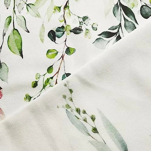 Velvet Floral Spring Pillow Covers 18 x 18 Inch Set of 2 Vintage Wild Flowers