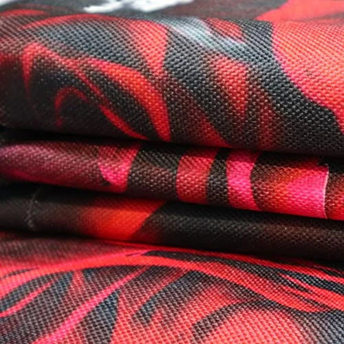 Red Rose Flowers Throw Pillow Cases Cushion 18" x 18" (Pack of 4) Flower B