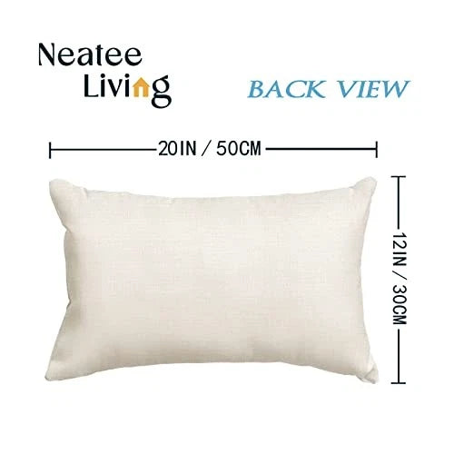 Sunflower Pillow Covers 12x20 Set of 4 Summer 20" x 12" (Pack of 4) B-summer 07