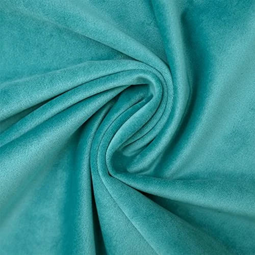 Decorative Lumbar Velvet Throw Pillow Covers 12" x 20" (Pack of 2) Seafoam