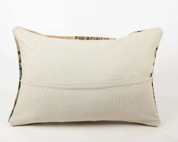 16x24" Vintage Indian Cushion Cover Throw Indian Jute Handmade Kilim Pillow