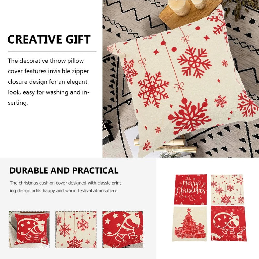 4pcs Couch Pillows Bedroom Throw Pillow Cover Outdoor Cushion Covers
