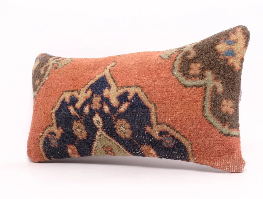12x24" Vintage Indian Cushion Cover Throw Indian Jute Handmade Kilim Pillow