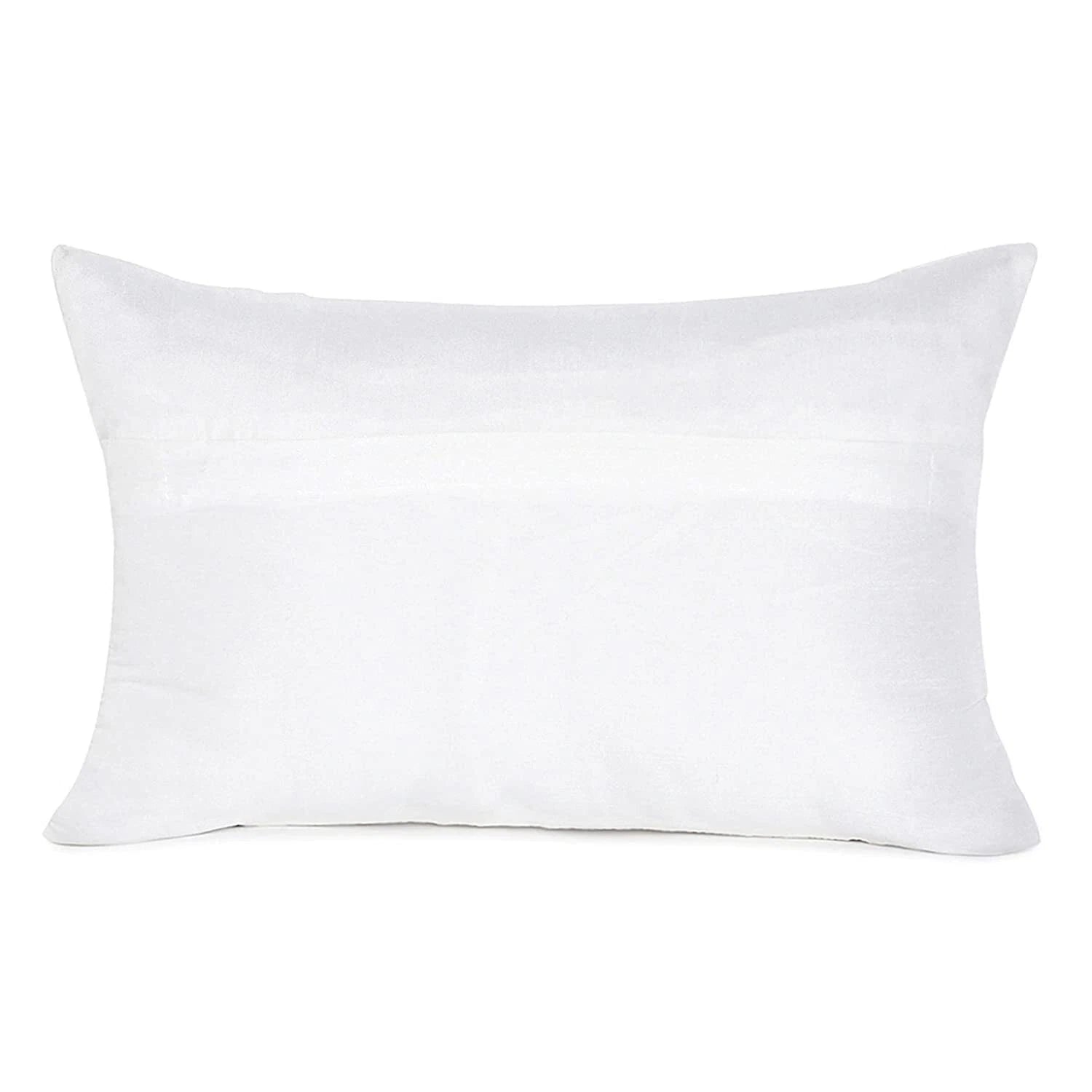 Yellow Grey Printed Canvas Cotton Cushion Covers, Yellowgrey Combo Set of 2